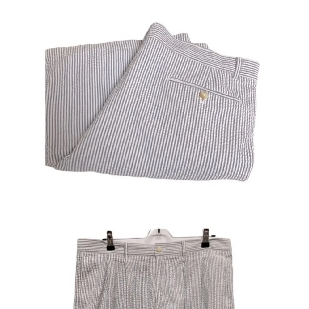 Preswick & Moore Pleated Zip Button Front Cotton Men’s size 36 (M-476)‎